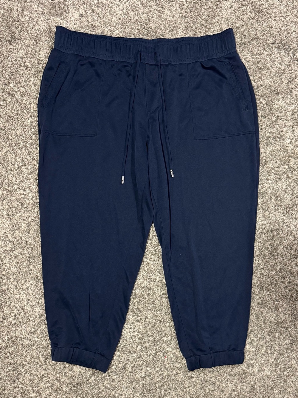 Susan Graver Petite Weekend Sueded Knit Joggers with Drawstring! Size 1XP.